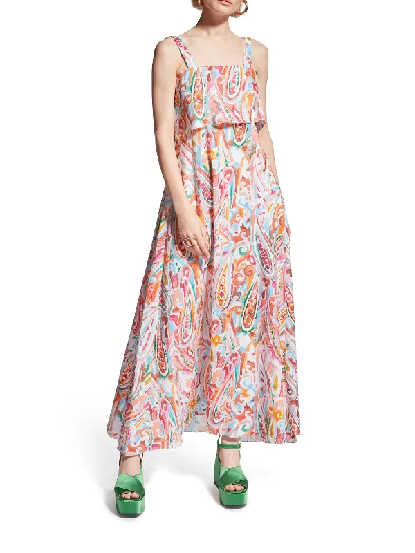 Cristina Spring Dress In Paisley