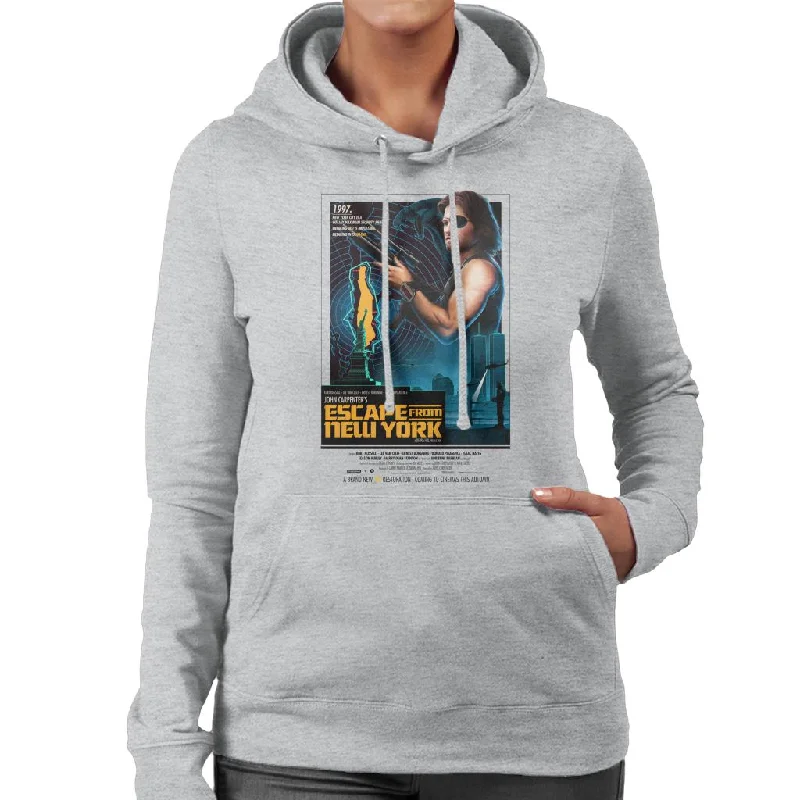 Escape From New York Snake Breaking In Is Insane Women's Hooded Sweatshirt