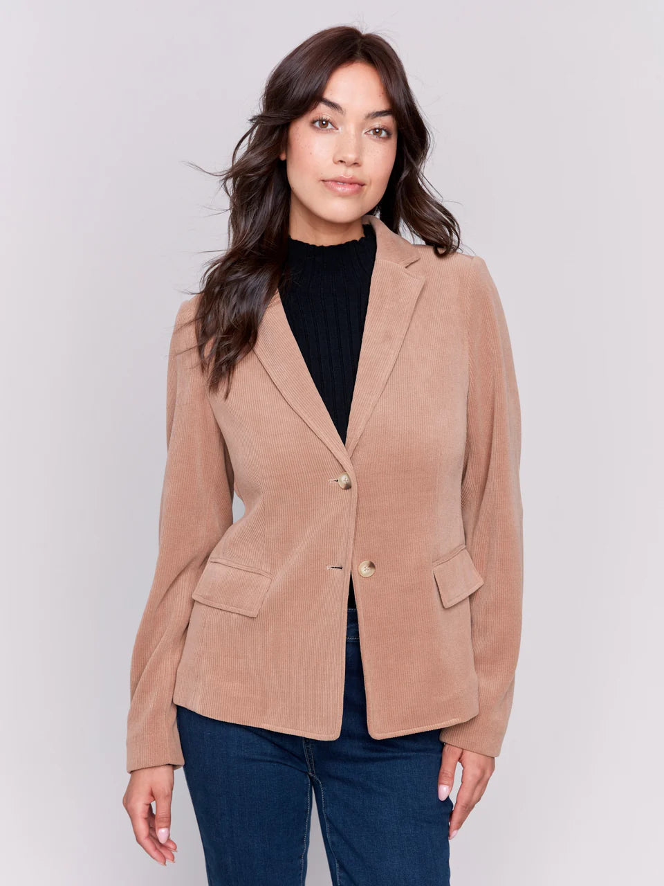 Knit Corduroy Dressy Jacket